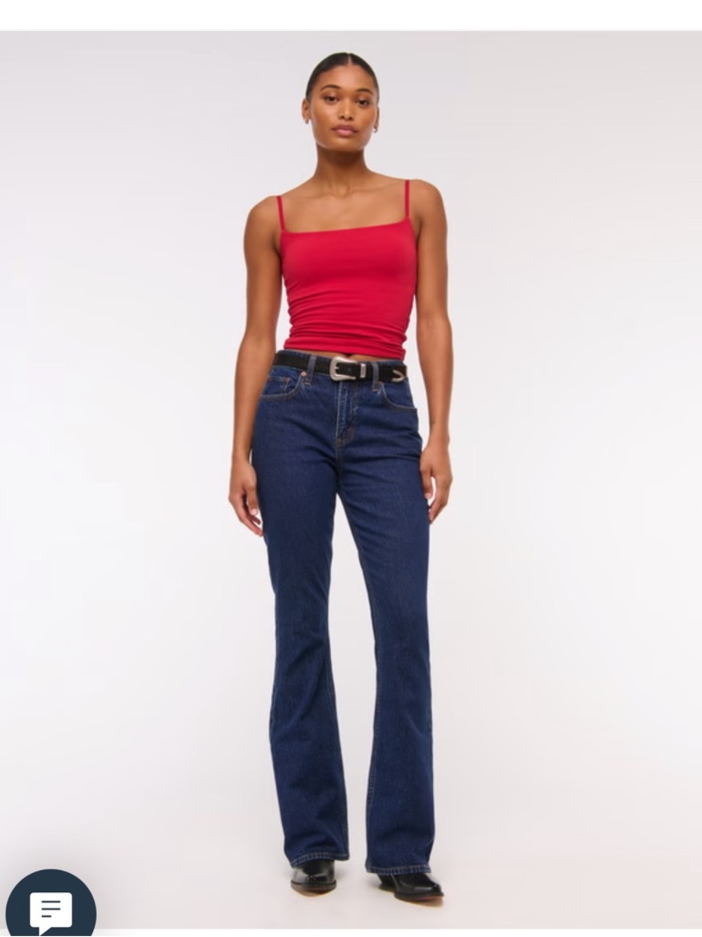 Abercrombie & Fitch Dark Blue Flare Jeans - Women's